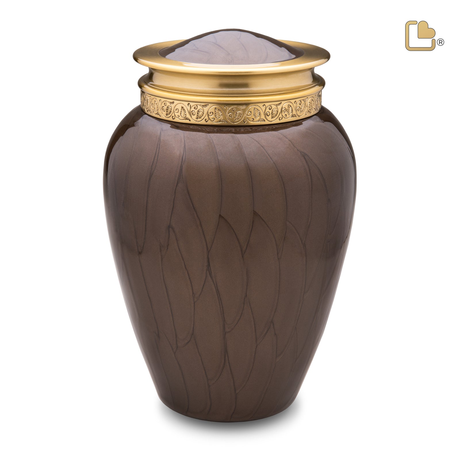 A291 Blessing Standard Adult Urn Pearl Bronze & Bru Gold