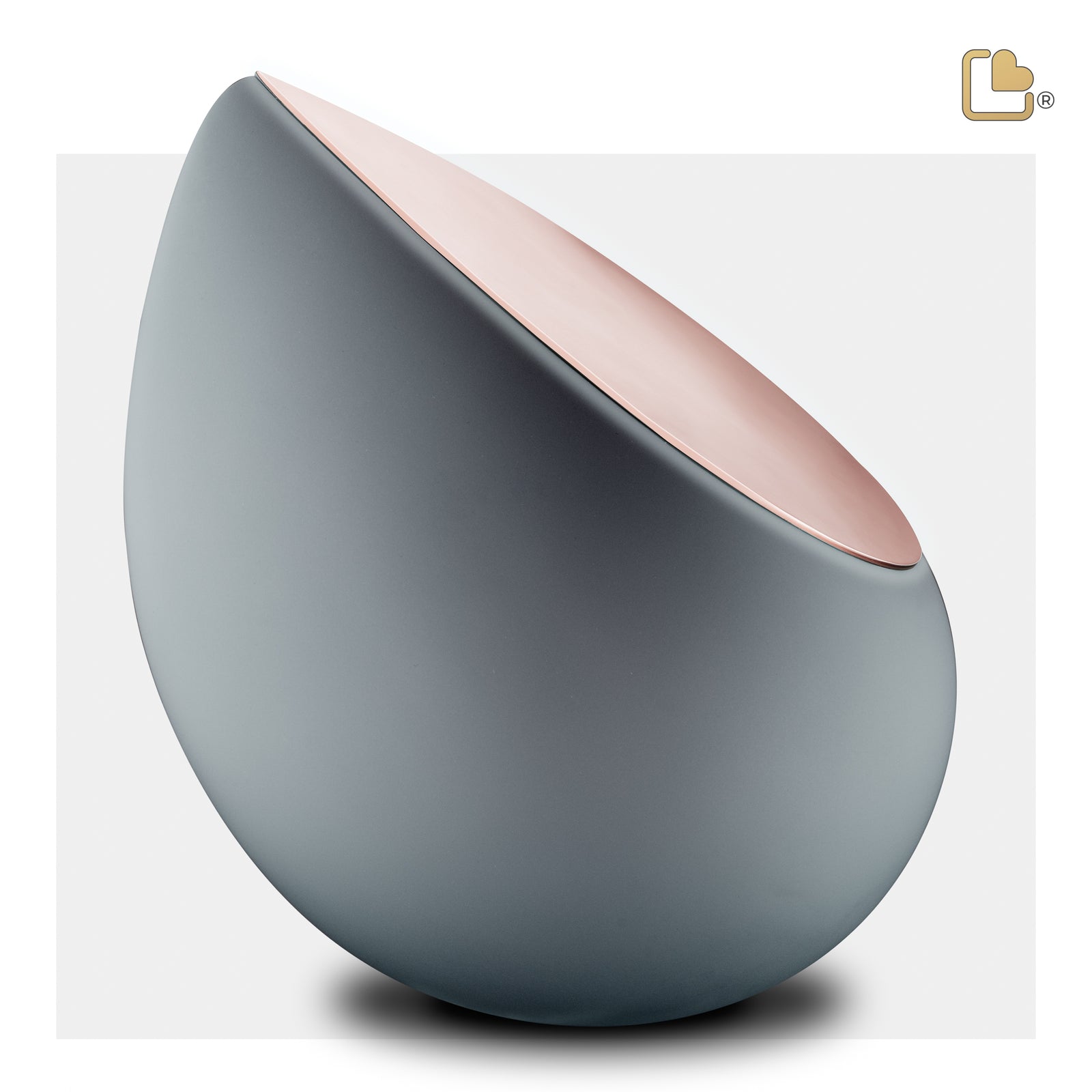 A584 Drop Standard Adult Urn French Grey & Bru RoseGold