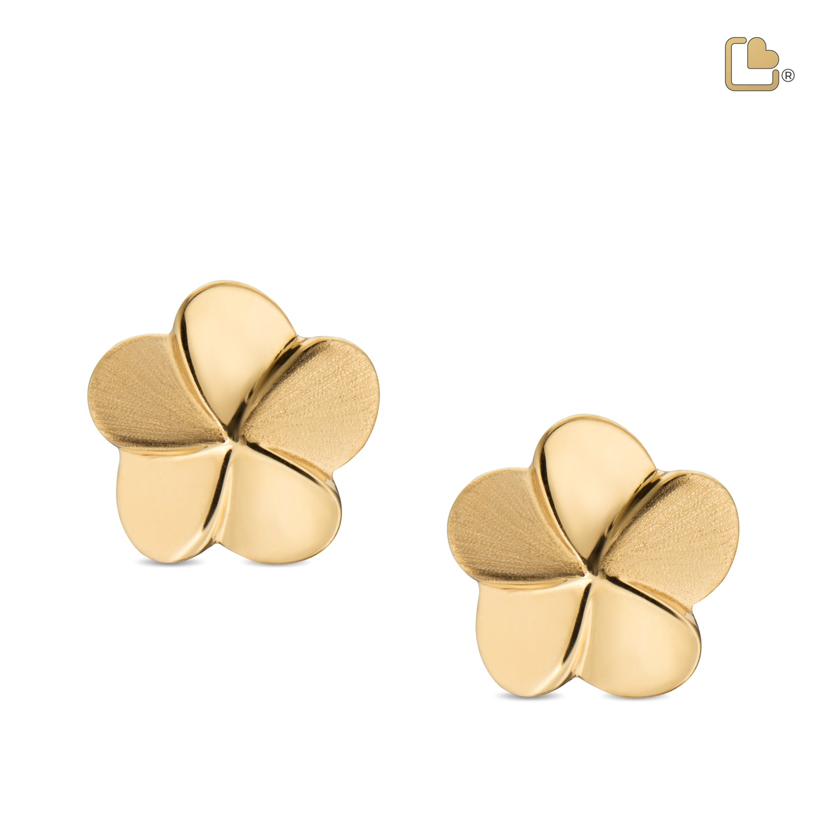 ER1071 Bloom Stud Earrings Pol & Bru Gold Vermeil