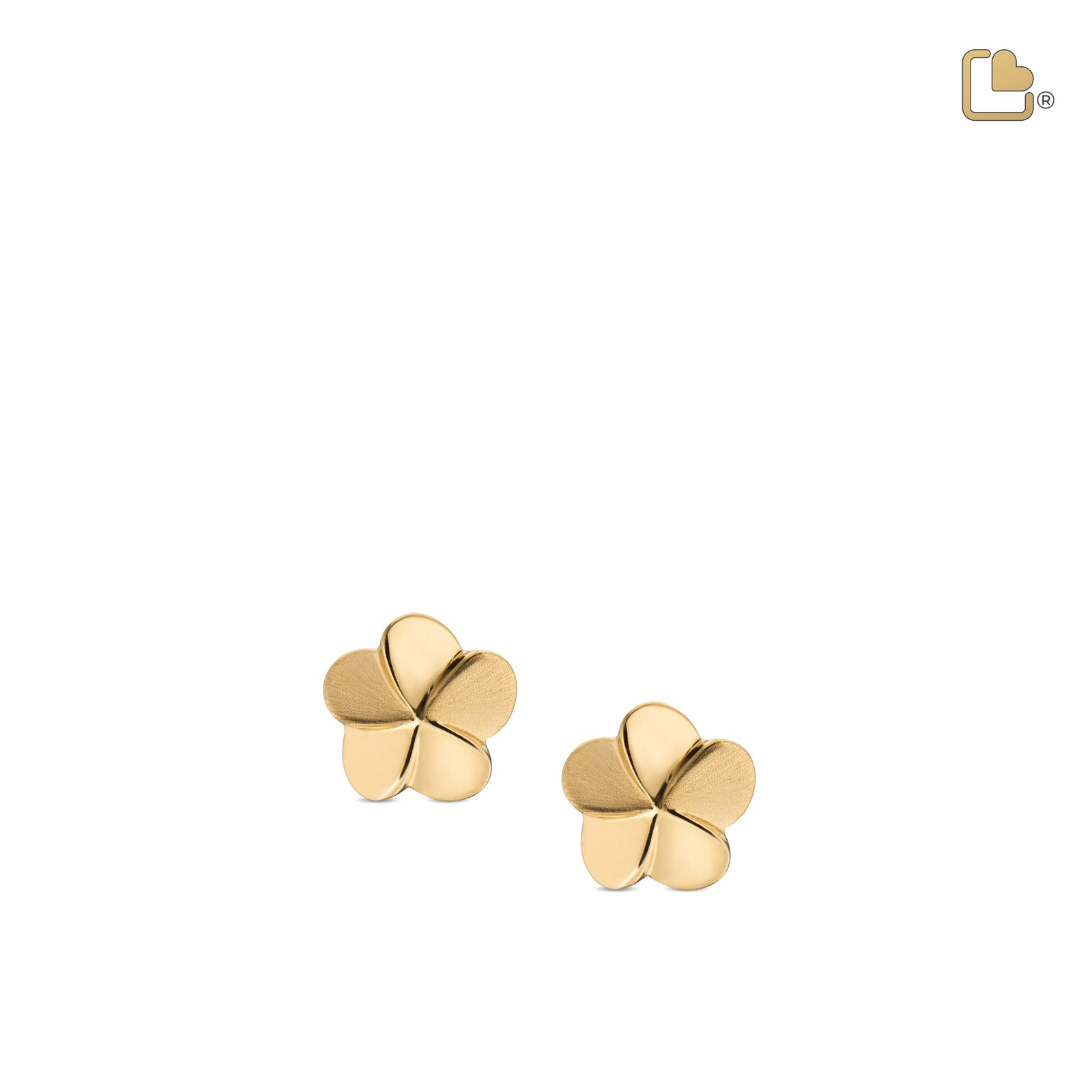 ER1071 Bloom Stud Earrings Pol & Bru Gold Vermeil