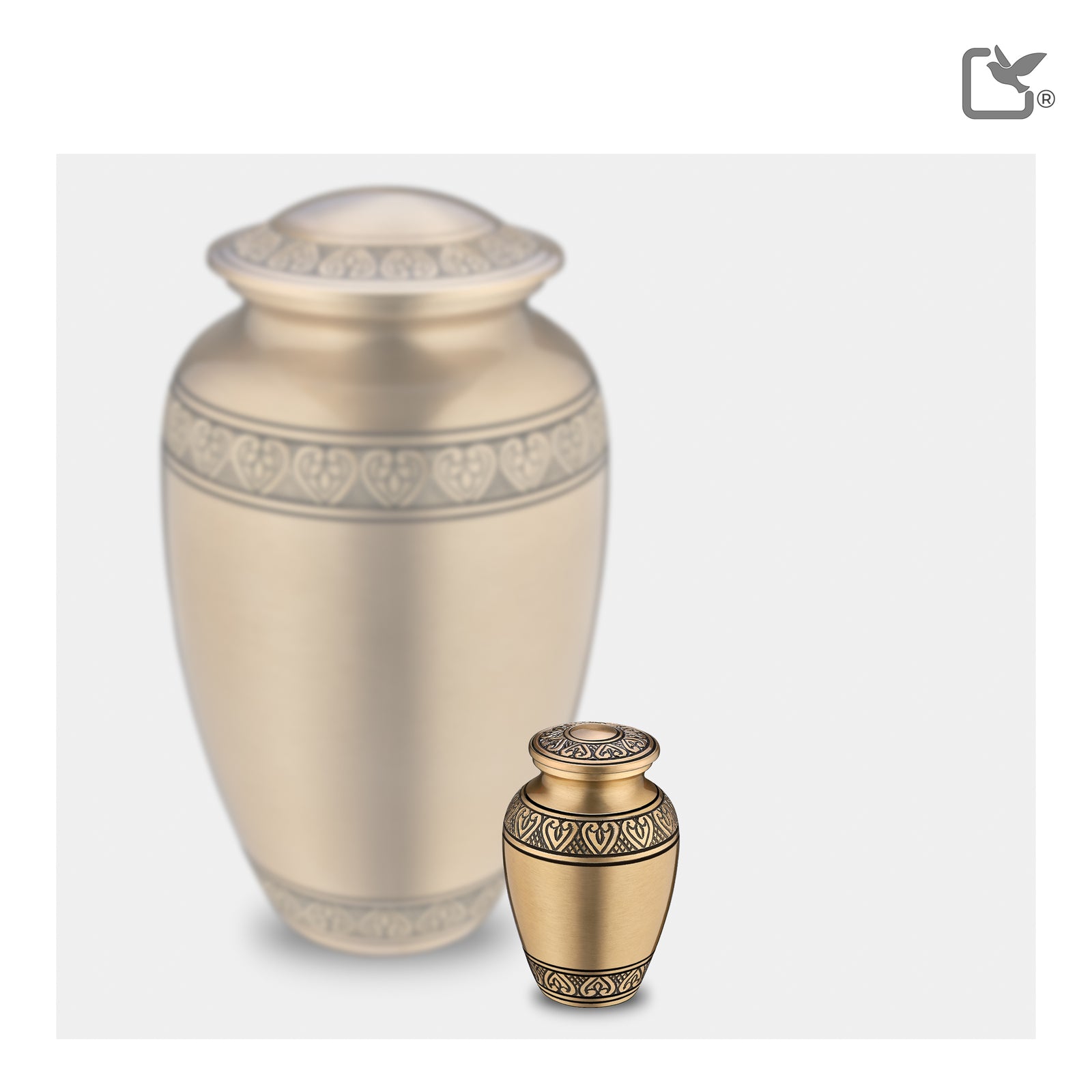 K211 Classic Keepsake Urn Bru Gold
