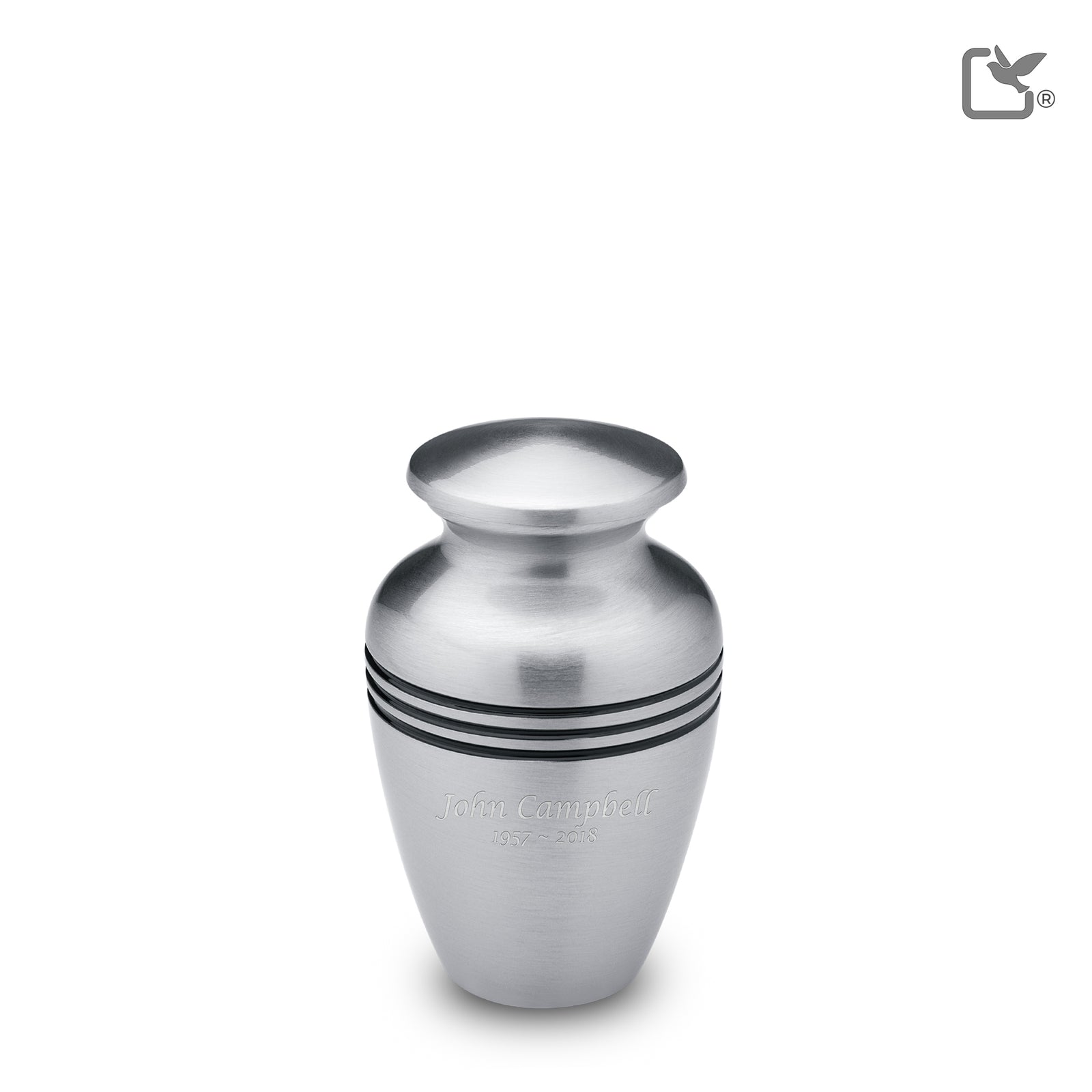 K215 Radiance Keepsake Urn Bru Pewter
