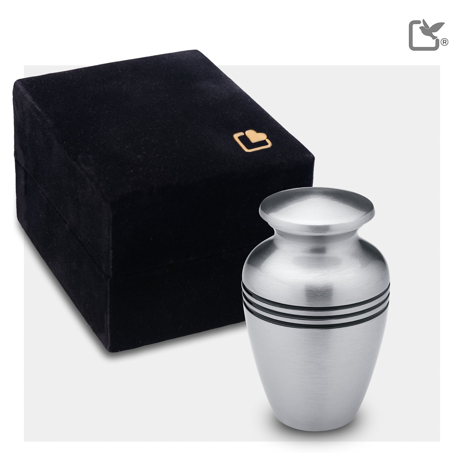 K215 Radiance Keepsake Urn Bru Pewter