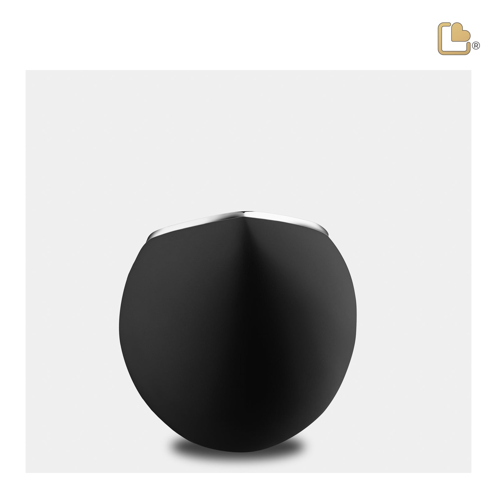 K583 Drop Keepsake Urn Black & Bru Pewter