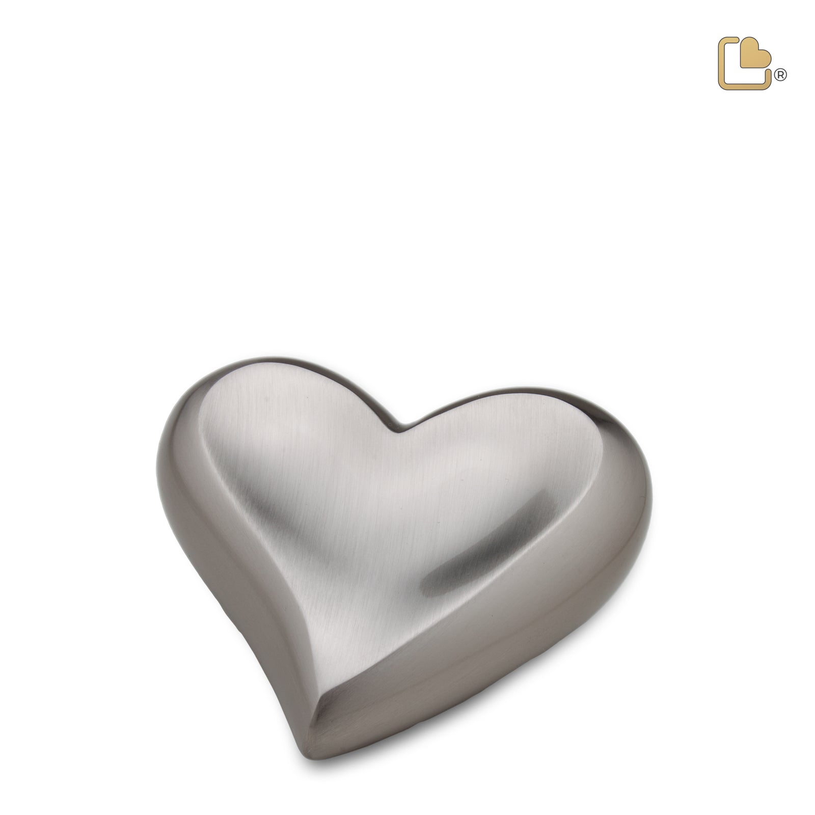 K617 Heart Keepsake Urn Bru Pewter