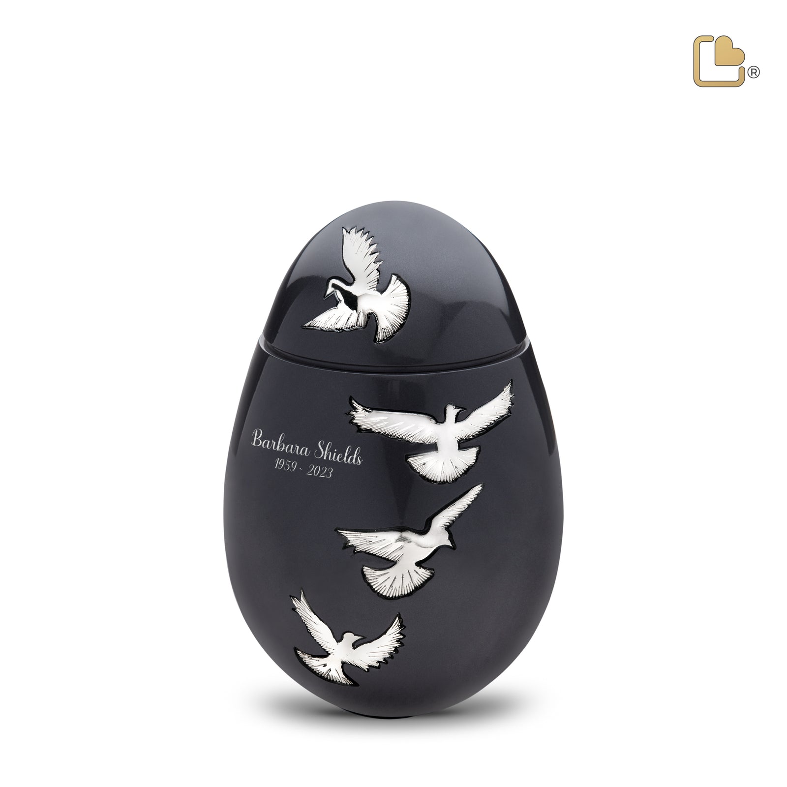 M270 Nirvana Adieu Medium Urn Midnight & Pol Silver