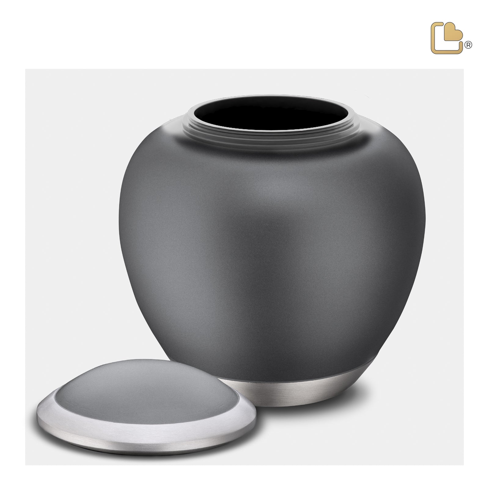 P560L Shadow Large Pet Urn French Grey & Bru Pewter