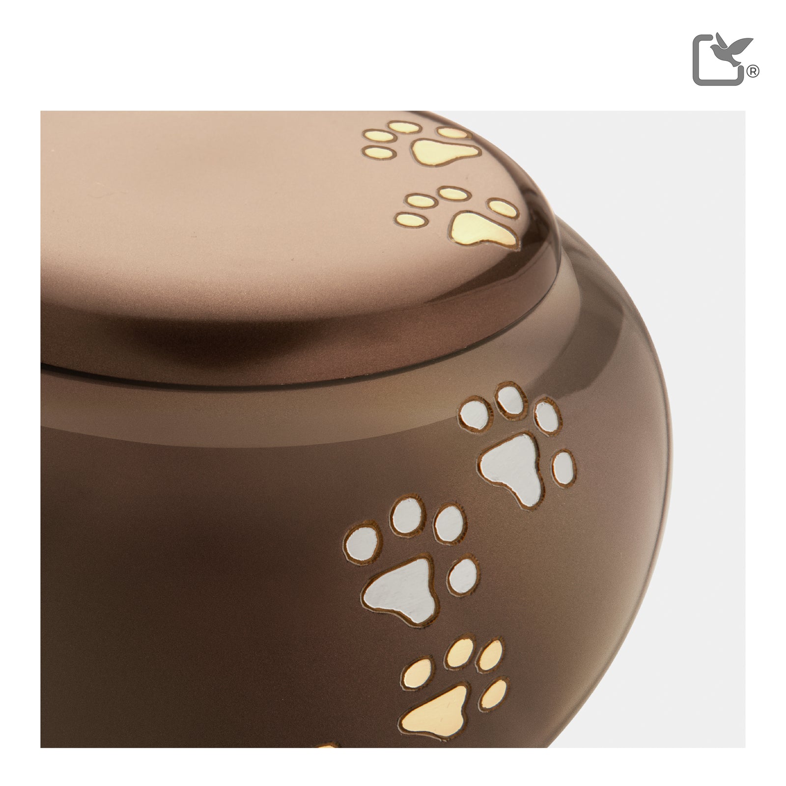 P570S Cuddle Small Pet Urn Bronze & Bru Gold