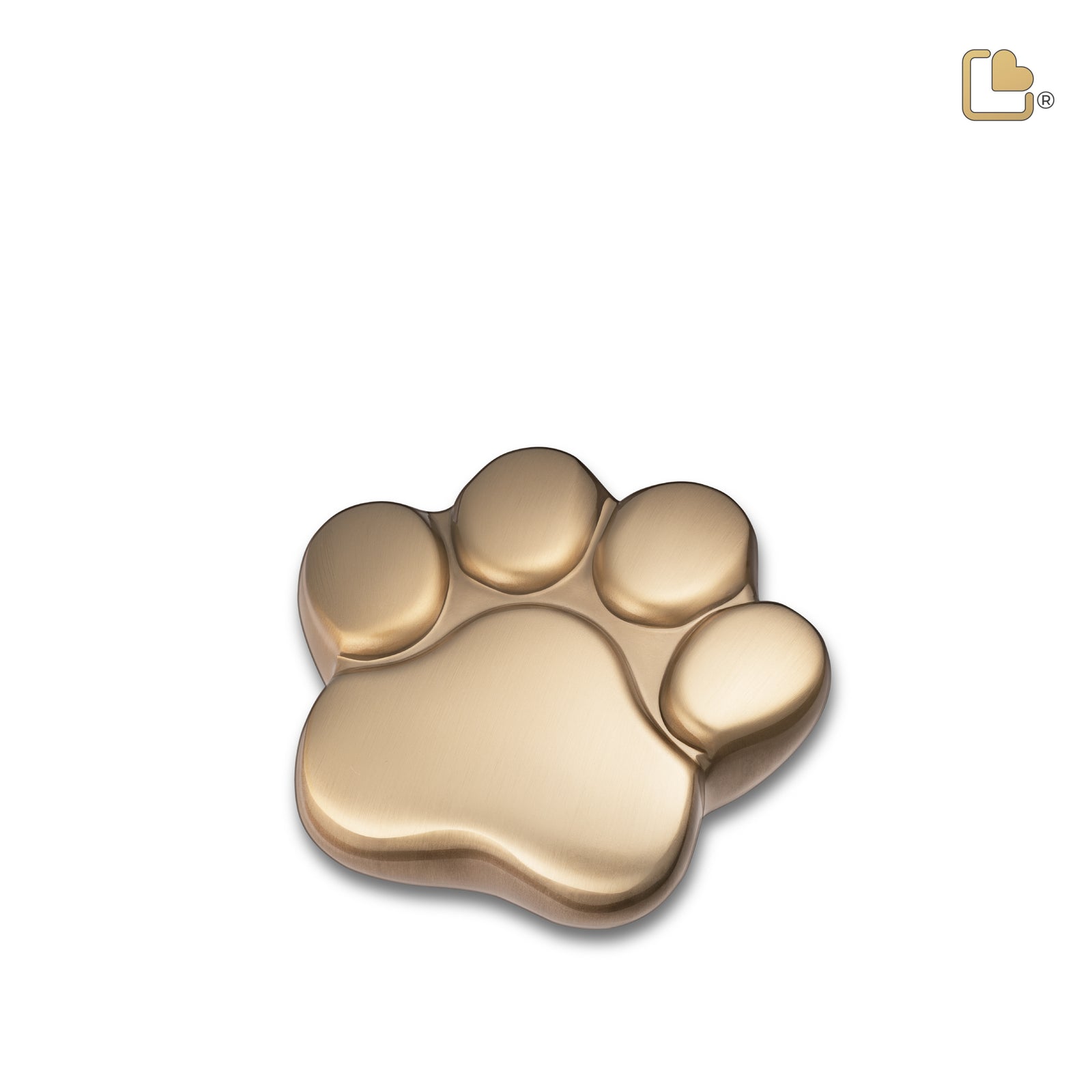 P673K LovePaw Pet Keepsake Urn Bru Gold