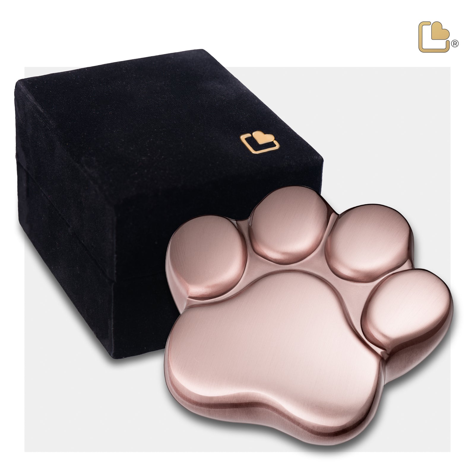 P674K LovePaw Pet Keepsake Urn Bru RoseGold