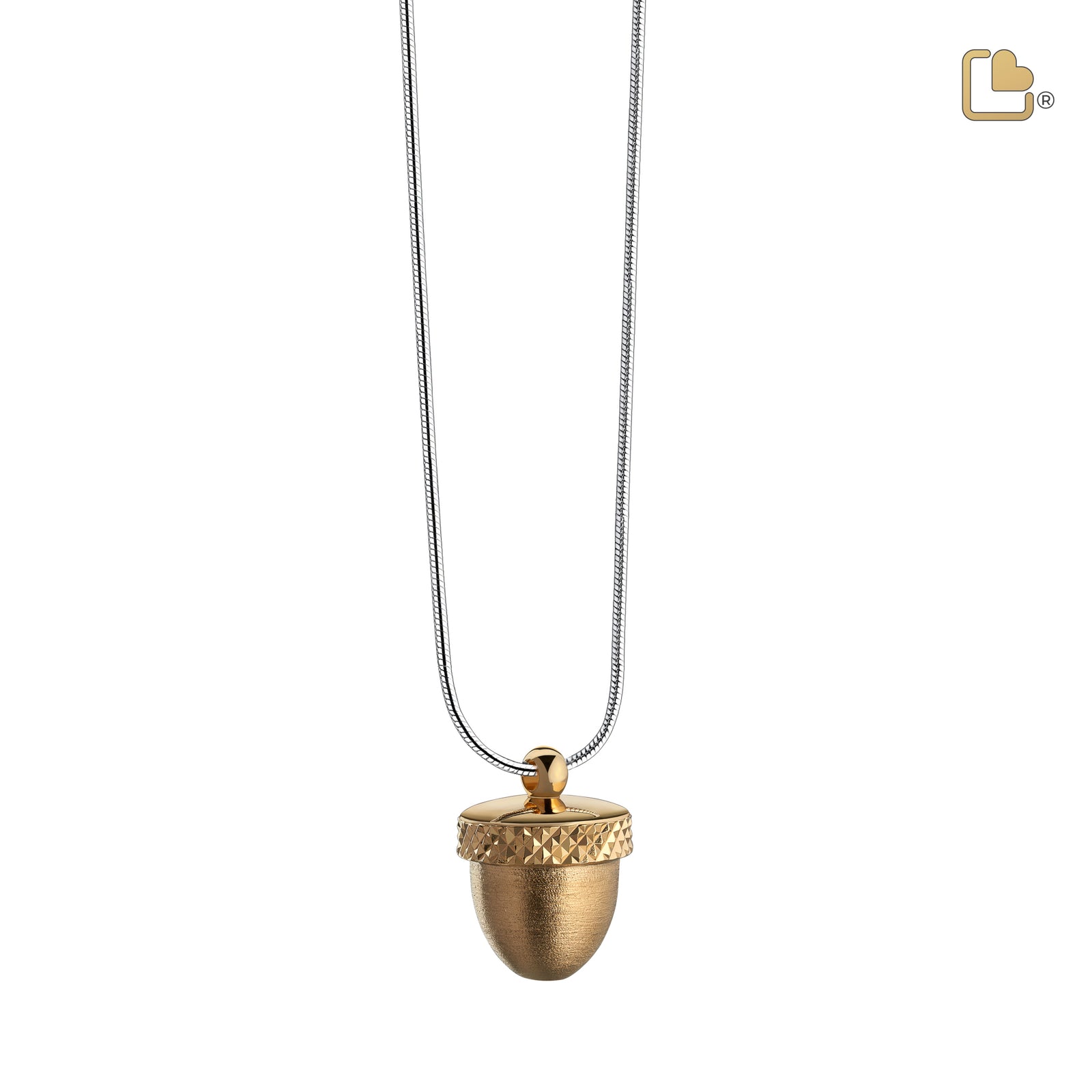 PD1341 Acorn Ashes Pendant Pol & Bru Gold Vermeil