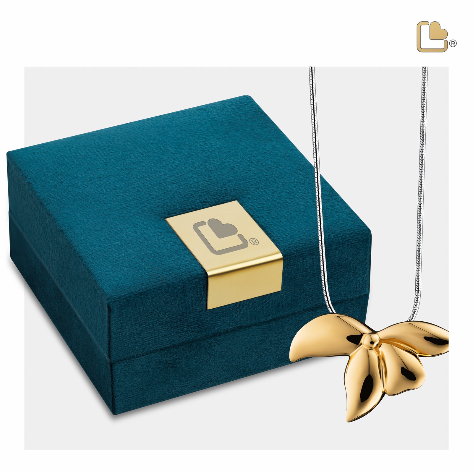 PD1540 Orchid Ashes Pendant Pol Gold Vermeil