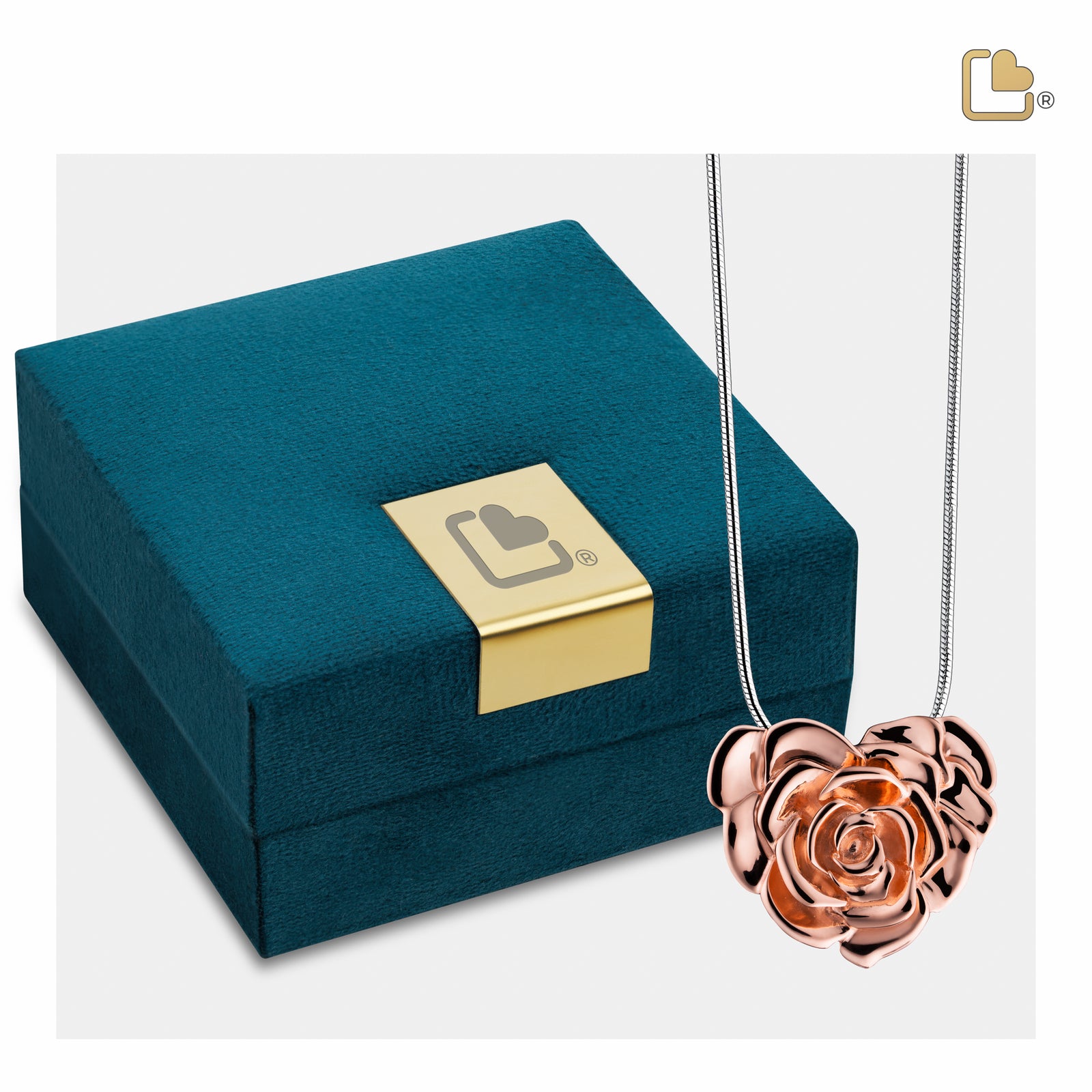 PD1550 LoveRose Ashes Pendant Pol RoseGold Vermeil