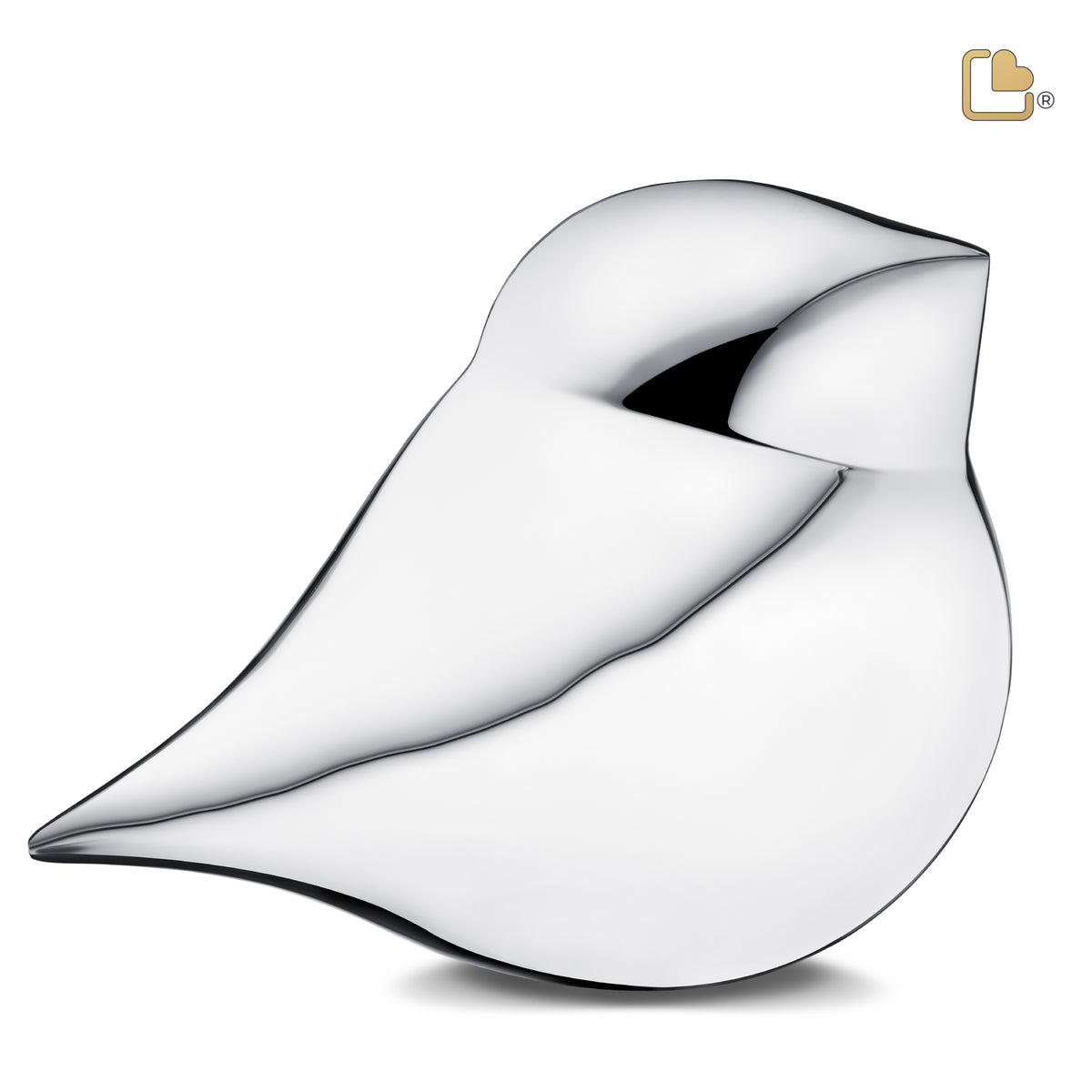 A562   SoulBird Male Standard Adult Urn Pol Silver