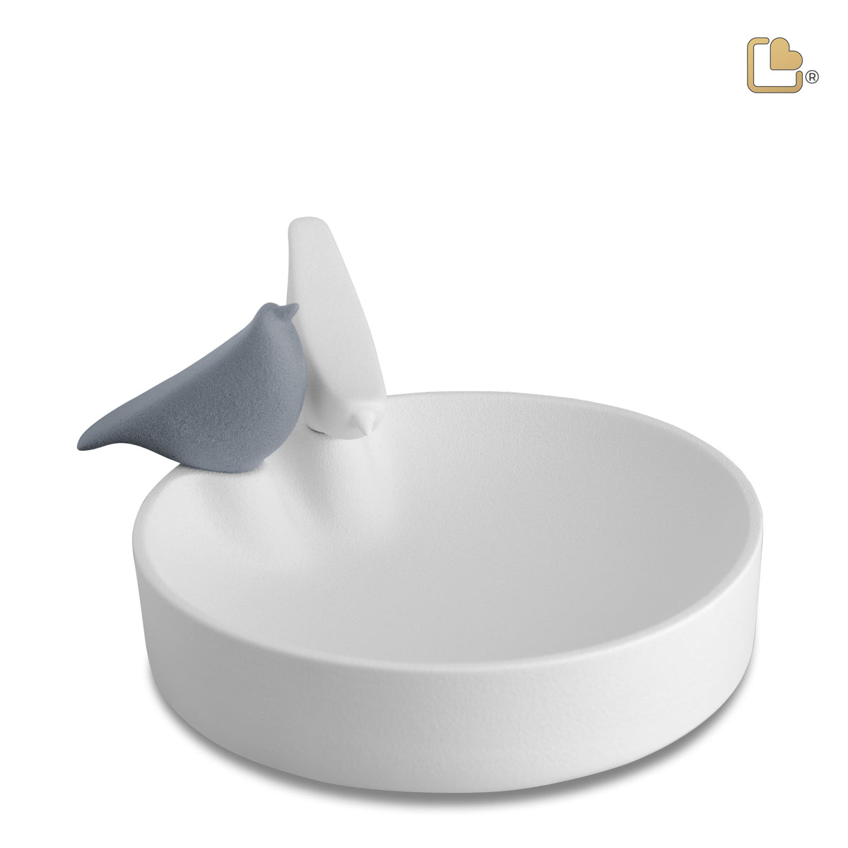 CA113   Togetherness Bird Feeder White &amp; Slate