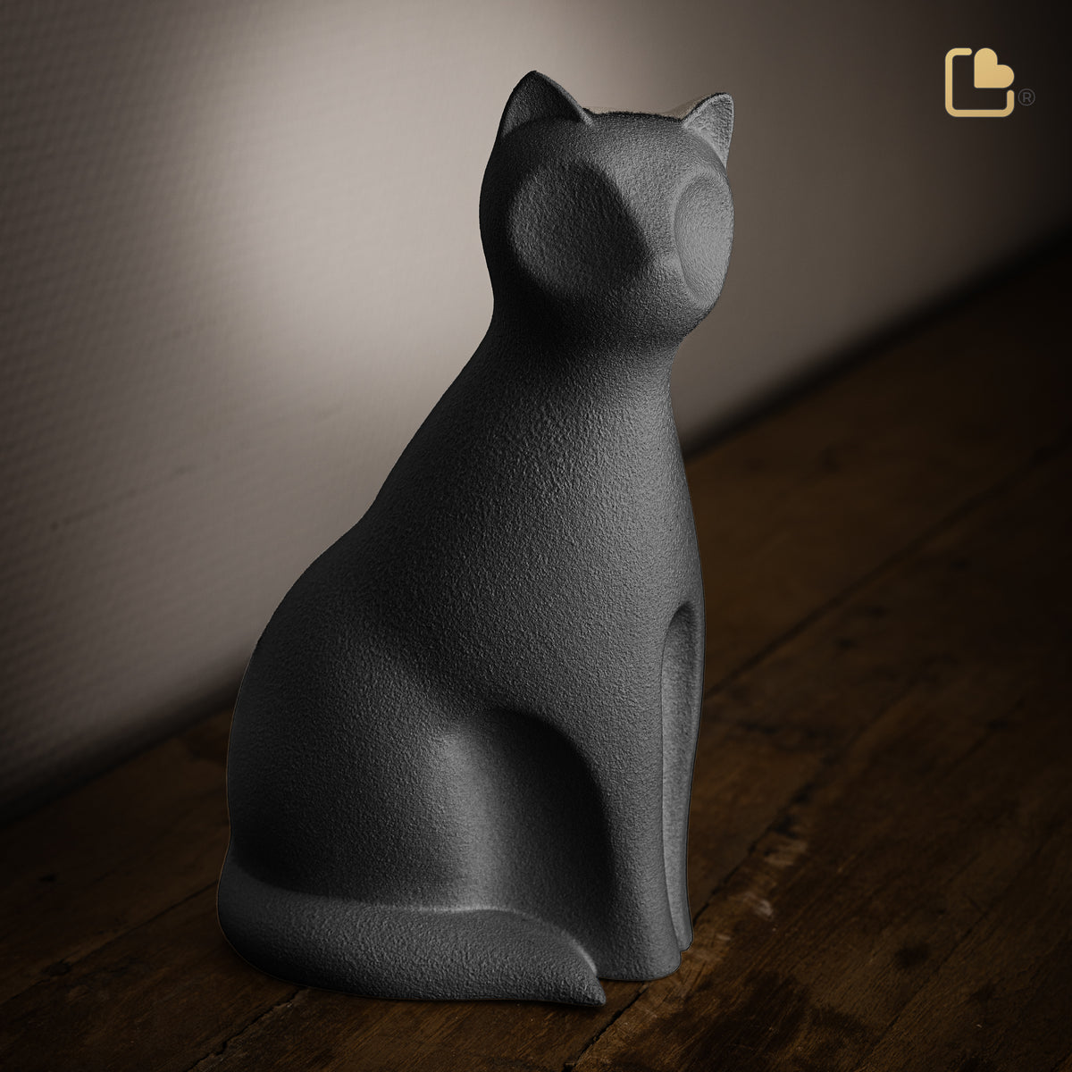 CP211   Cat Pet Urn Onyx