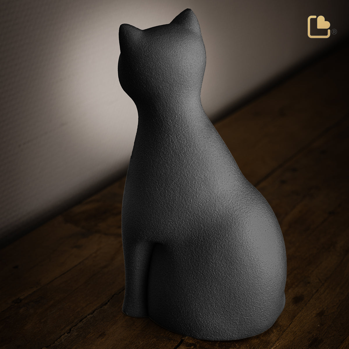 CP211   Cat Pet Urn Onyx