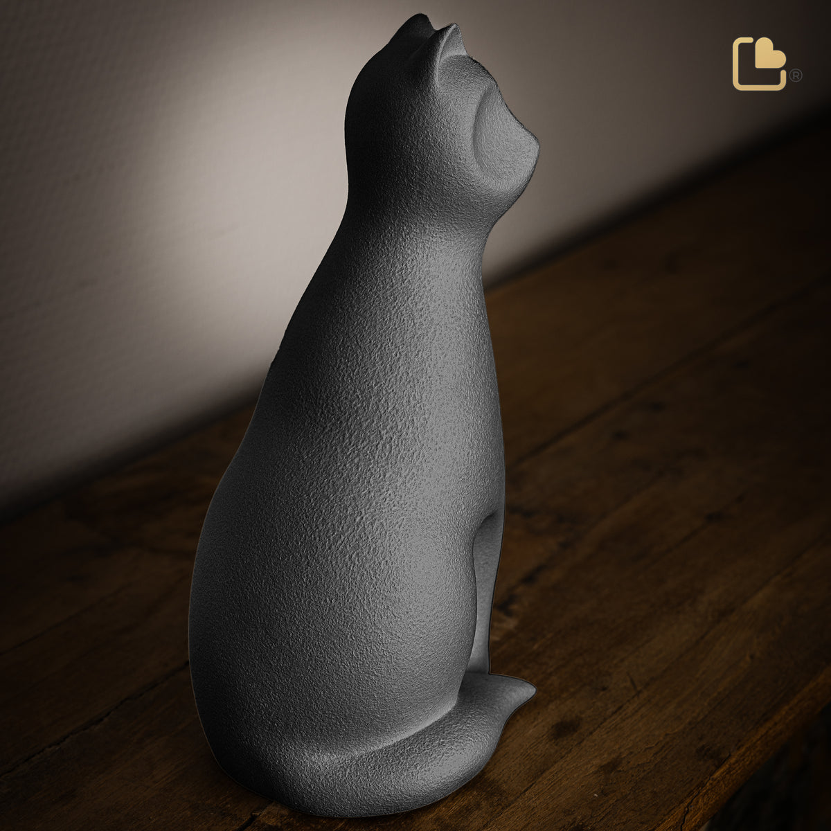 CP211   Cat Pet Urn Onyx