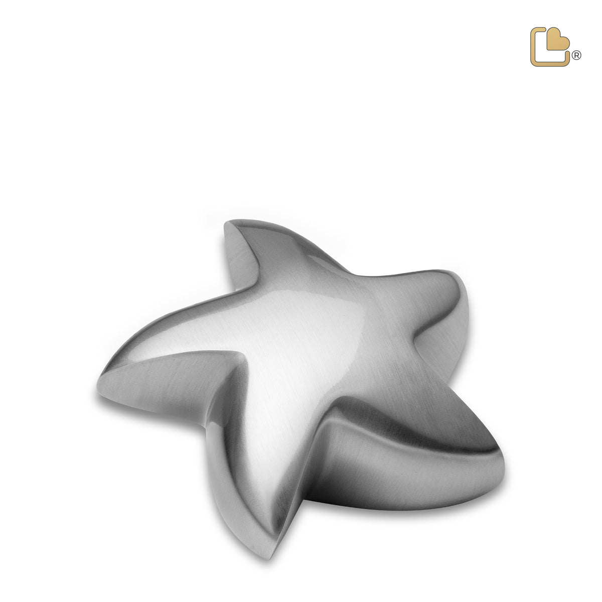 K623   Angelic Star Keepsake Urn Bru Pewter
