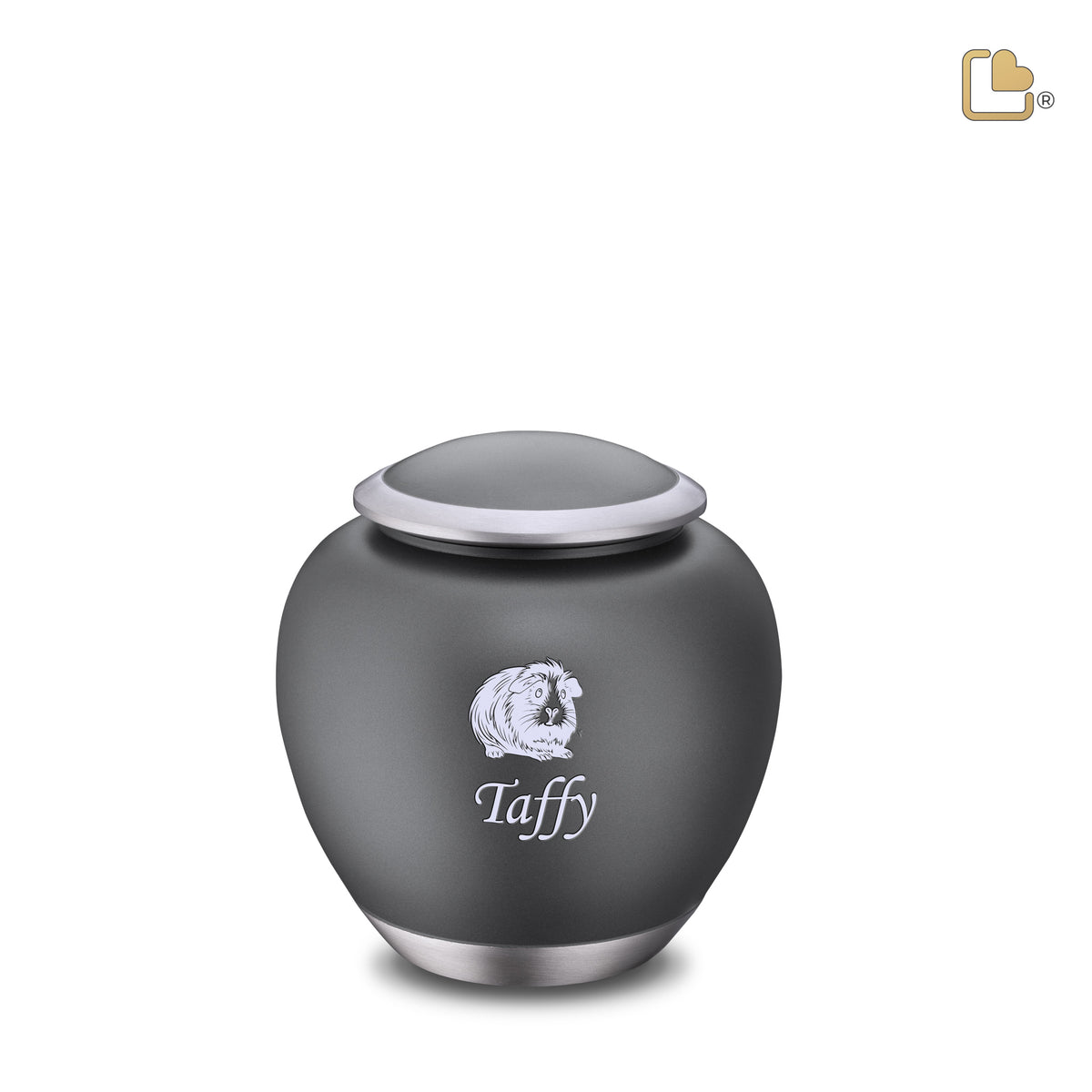 P560S   Shadow Small Pet Urn French Grey &amp; Bru Pewter