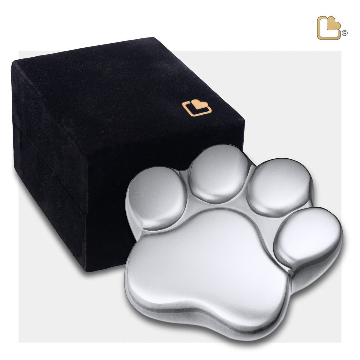 P672K   LovePaw Pet Keepsake Urn Bru Pewter