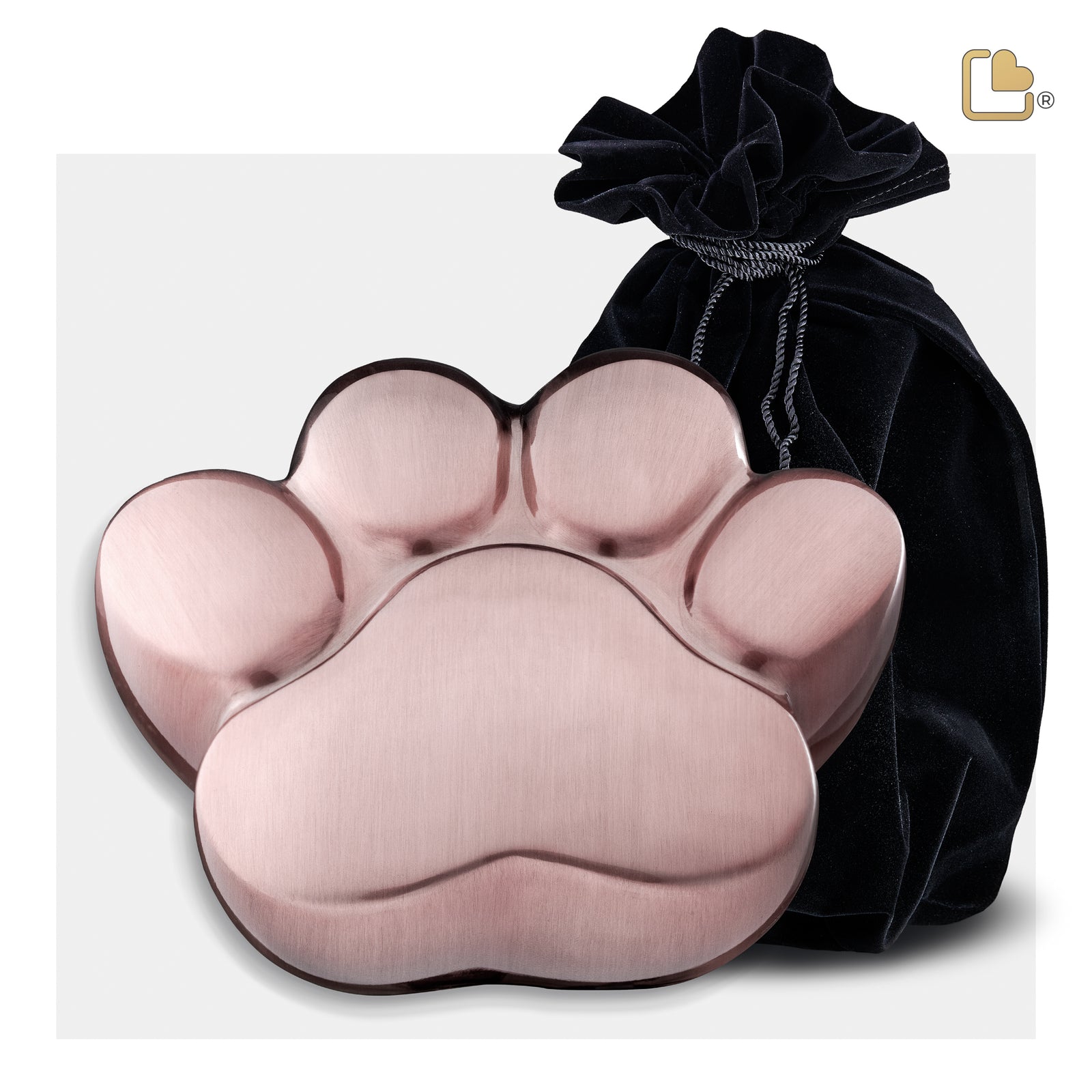 P674M   LovePaw Medium Pet  Bru RoseGold